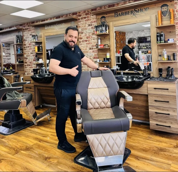 Nail Yildirim inside Cowboys Barber
